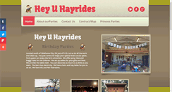 Desktop Screenshot of heyuhayrides.com